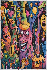 TARJETA DE FELICITACIÓN FIESTA 5.5X4.25 Sobre Cumpleaños Celebración Reunión DIVERTIDO - Imagen 1 de 1