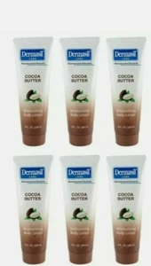 Lot Of 6 Dermasil Labs Cocoa Butter Moisturizing Lotion For Dry Skin F/S 8 OZ - Picture 1 of 3