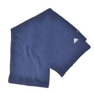 Vintage ADIDAS Three Stripes Scarf Blue 90s Y2K Men Women Unisex - Picture 1 of 7