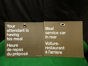 Französische Eisenbahn Lok Esszimmer Schilder SNCF Monaco 60er Jahre Selten! - Bild 1 von 4