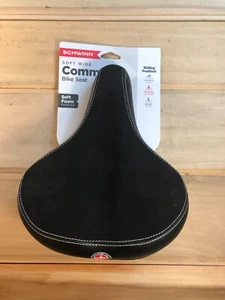 Schwinn Soft Wide Commuter Fahrradsattel Sitz Soft Foam schwarz im Paket - Bild 1 von 7
