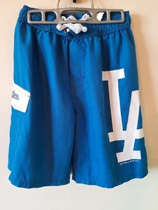 AUTHENTIC MLB Los Angeles Dodgers LA Logo Athletic Shorts BLUE YOUTH Xsmall (6) - Picture 1 of 4