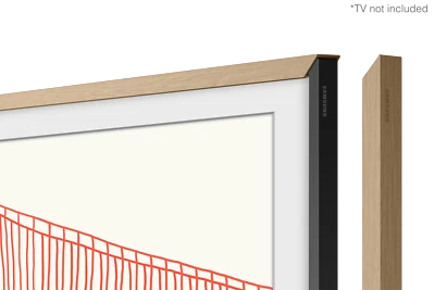 Samsung 55 Zoll The Frame Rahmen Modern Teak - Bild 1 von 4