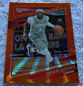 Donruss Reggie Jackson #59 2021-22 láser verde Los Angeles Clippers - Imagen 1 de 2
