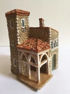 MINIATURE DOMINIQUE GAULT J CARLTON PARIS PROVENCE CHURCH CONVENT BUILDING ART - Picture 1 of 7