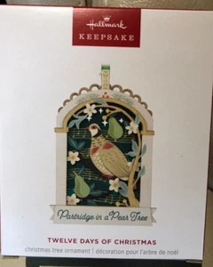 2024 Hallmark Christmas Ornament #1 Partridge A Pear Tree 12 Days of Christmas - Picture 1 of 1