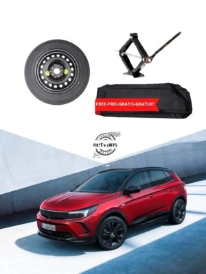 Ersatzrad Notrad Reserverad 17" fur OPEL GRANDLAND X mit Wagenheber 155/90R17 - Bild 1 von 4