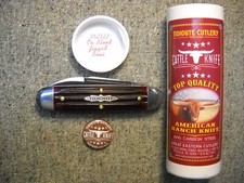Great Eastern Cutlery Tidioute # 35 Cattle Knife beautiful Blood Jig Bone New