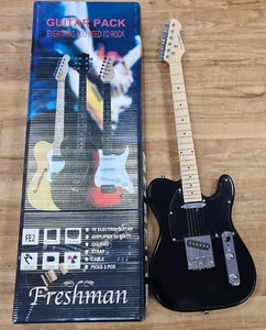 Freshman T Single cutaway Electric Guitar Pack FE2BK - Picture 1 of 10