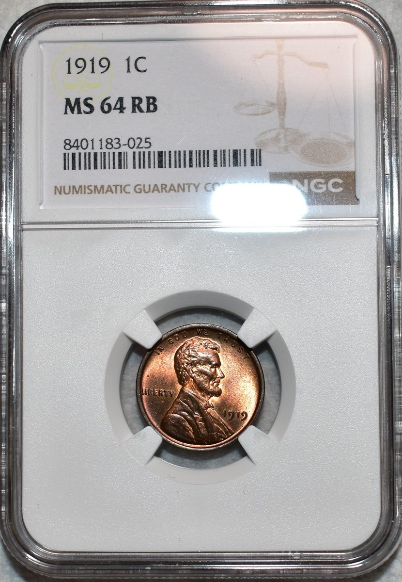 希少！penny22inch MS 64 Graded 1946 Year Lincoln Wheat US Small Cents (1909