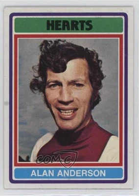 1976 Topps Scottish Footballers Alan Anderson #14 - Image 1 of 2