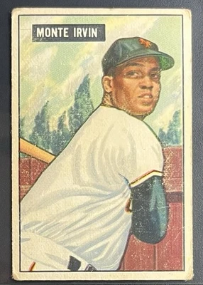 1951 Bowman #198 Monte Irvin HOF Foto 1 de 2