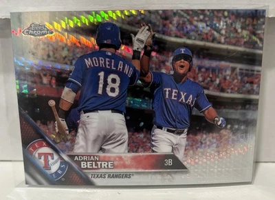 2016 Topps cromo Adrián Beltré Prizm refractor - #48 - ¡Salón de la Fama! Foto 1 de 2