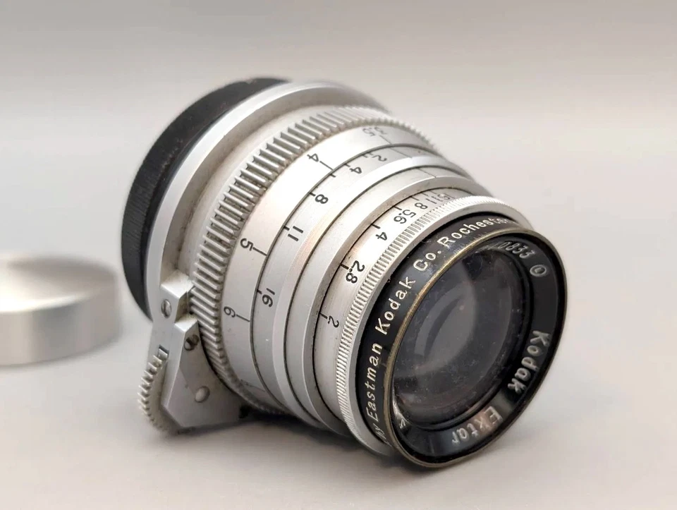 Rare Kodak Ektar 47mm f2 Lens Leica Screw Mount WWII - Image 1 of 4