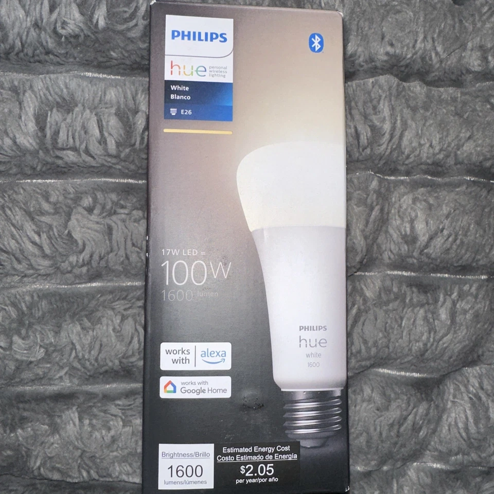 Philips Hue 100W  A21 Smart LED Light Bulb - White - Image 1 of 1