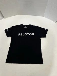 Peloton Century Club 100 Ride T-Shirt Large Black Spell-Out Unisex Cycling Bike - Picture 1 of 7