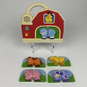 LeapFrog Fridge Farm Magnetic 5 Animals Complete Set Tested Works - Picture 1 of 5