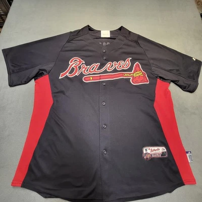 Camiseta de los Atlanta Braves para hombre grande MLB béisbol Chipper Jones 10 genial camiseta base Foto 1 de 4