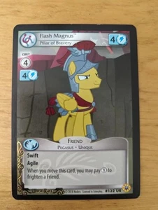 My Little Pony CCG: Flash Magnus, Pillar of Bravery #132 UR Excellent - Picture 1 of 4