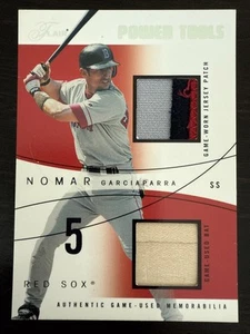 Nomar GARCIAPARRAš„2004 Flair Power Tools Platinum PATCH Dual Relic #PT-NG 27/28 - Picture 1 of 2