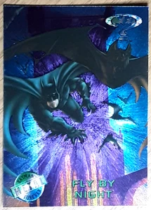 1995 Batman Metal Forever Card 37 FLY BY NIGHT. - Picture 1 of 3