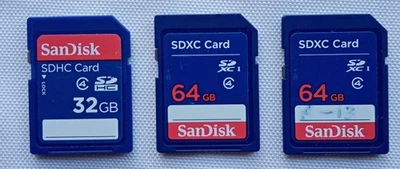 SanDisk SD Card 64GB SDXC x2 Class 4 for Digital Cameras, Tablets, Video Camera - Image 1 of 2