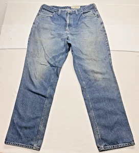 Carhartt Jeans Herren 38x34 Relaxed Straight Denim Rugged Arbeitsjeans Leder Etikett - Bild 1 von 11