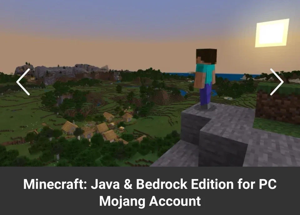Minecraft: Java & Bedrock Edition for PC Mojang Account- PC KEY - Bild 1 von 1