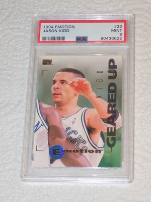 Jason Kidd PSA 9 como nuevo 1994 Emotion #20 Rookie RC Foto 1 de 2