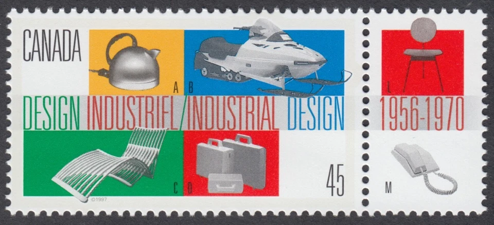 Canada - #1654 Industrial Design with Tab - MNH - Image 1 of 1