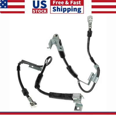 2x Front Left & Right Brake Hose Brake Line For 1994-1997 Dodge Ram 1500 - Изображение 1 из 4