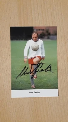 Autogrammkarte Uwe Seeler HSV - Bild 1 von 2