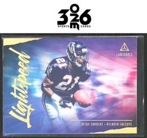 Deion Sanders 2020 Panini Luminance Lightspeed #LS14 - Picture 1 of 2