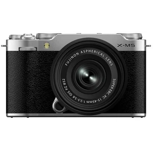 Fujifilm X-M5 with 15-45mm Digital Camera & Lens - Silver - Picture 1 of 6