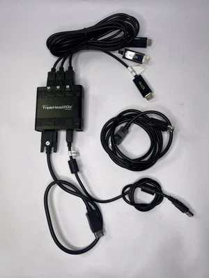 Matrox TripleHead2Go DP Edition T2G-DP-MIF Display Port Edition Black - Image 1 of 4