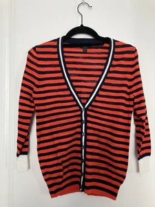 J. Crew Size Small Striped Cardigan New - Picture 1 of 4
