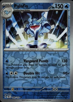 Palafin Reverse Holo Uncommon SV05: Temporal Forces 049/162 NM - Image 1 of 2