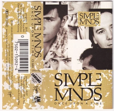 Simple Minds Once Upon a Time Cassette 1985 Chrome 120 Dolby CS 5092 Foto 1 de 4