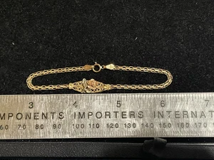 Armband 10 Karat mehrfarbig massiv Gold - Bild 1 von 7