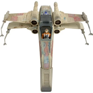 Star Wars X-Wing Fighter with Luke Skywalker & R2D2 Miniature Vintage 1995 - Picture 1 of 12