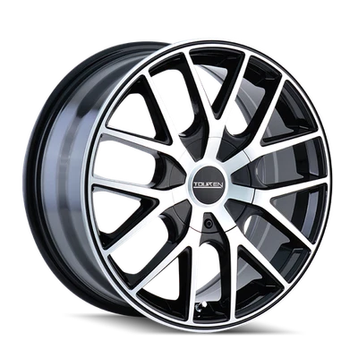 Juego de 4 ruedas 20x8,5 Touren TR60 negras/mecanizadas 5x108/5x4,5 (40 mm) Foto 1 de 4