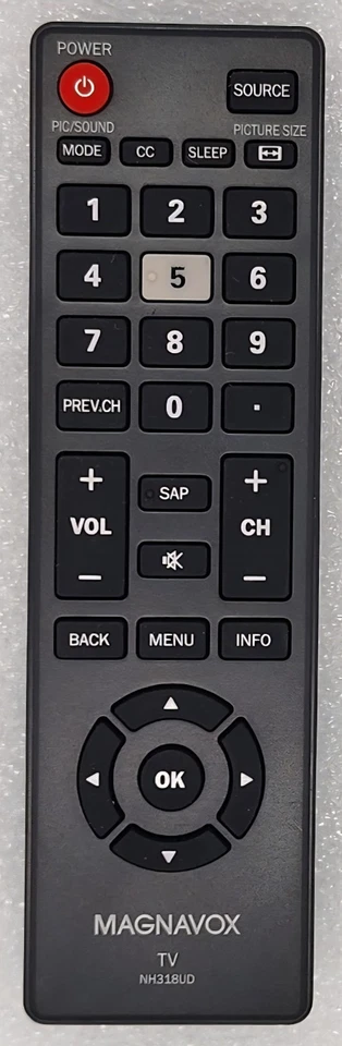 Magnavox LED/LCD TV Remote NH318UD - Image 1 of 2