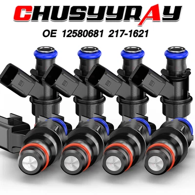 8PCS New Fuel Injector For 2007 2008 2009 Chevrolet Avalanche 5.3L 6.0L 12580681 - Image 1 of 4