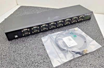 StarTech ICUSB23216F 16-Port FTDI USB B to RS232 Serial Multiplexer COM Adapter - Image 1 of 4