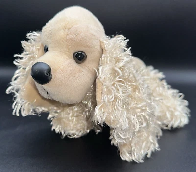 Ganz Webkinz American Cocker Spaniel Beanbag 9" Plush Beige Dog HM202 No Code - Image 1 of 4