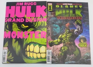 Hulk Grand Design + Planet Hulk Worldbreaker casi nuevo- lote de cómics de Marvel - Imagen 1 de 2