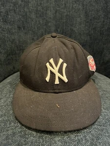 VTG NY Yankees fitted hat size 6 7/8 2003 100th Anniversary - Picture 1 of 6