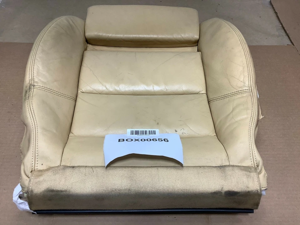 Audi A8 Quattro 2006 asiento inferior delantero derecho del lado del pasajero beige cuero OEM+ Foto 1 de 4