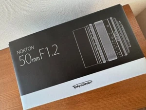 Voigtlander NOKTON 50mm F1.2 para montaje FUJIFILM X nuevo en caja de Japón - Imagen 1 de 2