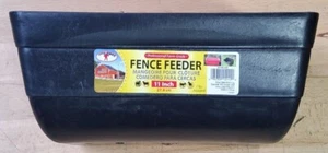 Little Giant 11" Black Fence Feeder With Hardware - FF11BLACK - MISSING HARDWARE - Picture 1 of 2